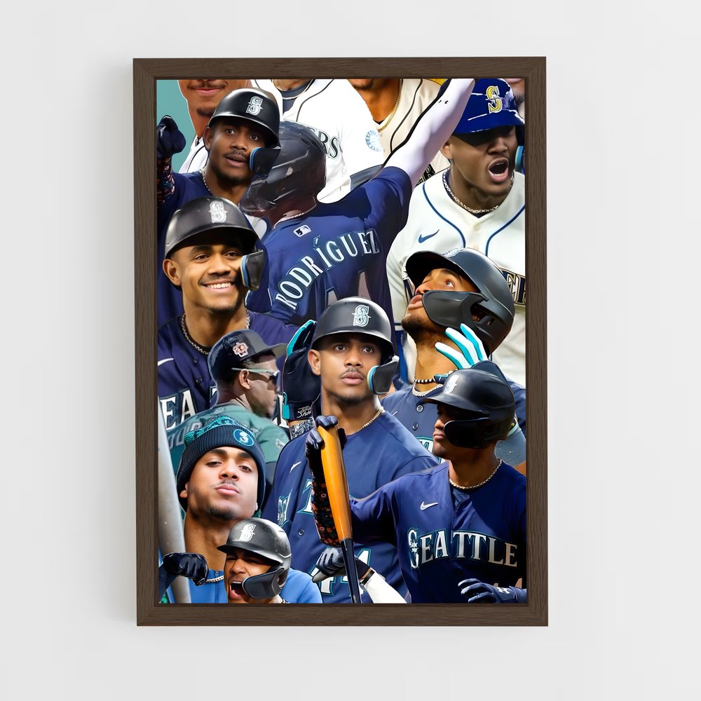 Poster Sourires à Seattle – affiche Baseball (vue 5)